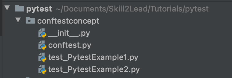 pytest conftest